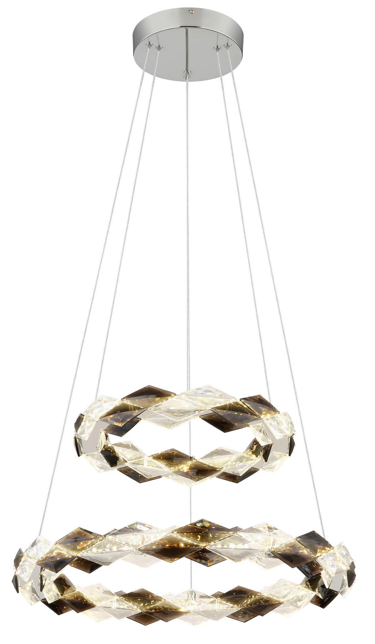 ZÁVĚSNÉ LED SVÍTIDLO, 55/55/130 cm  - Design (55/55/130cm) - Globo