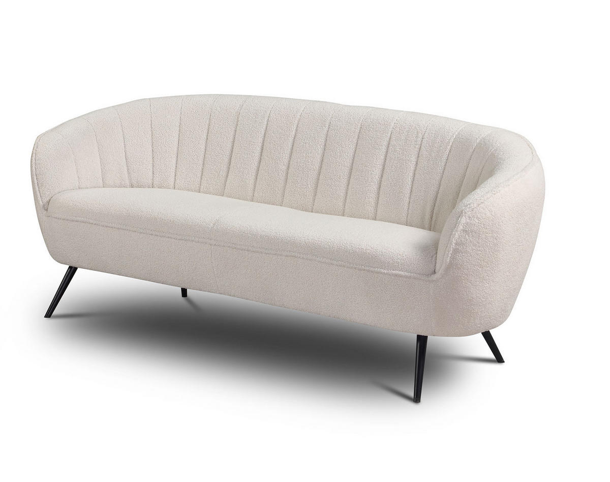 TROSJED drvo, tekstil  bijela    - bijela/crna, Moderno, drvo/tekstil (193/81/83cm)