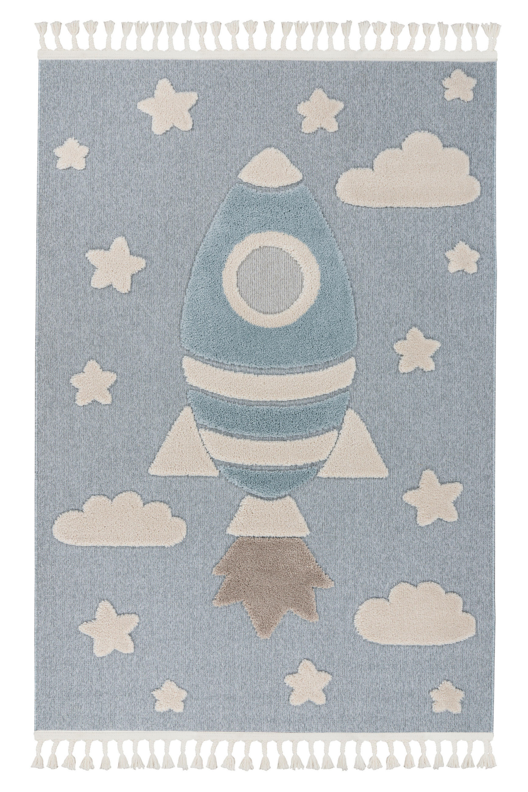 KINDERTEPPICH 160/230 cm My Fano  - Blau/Multicolor, Basics, Textil (160/230cm) - Obsession