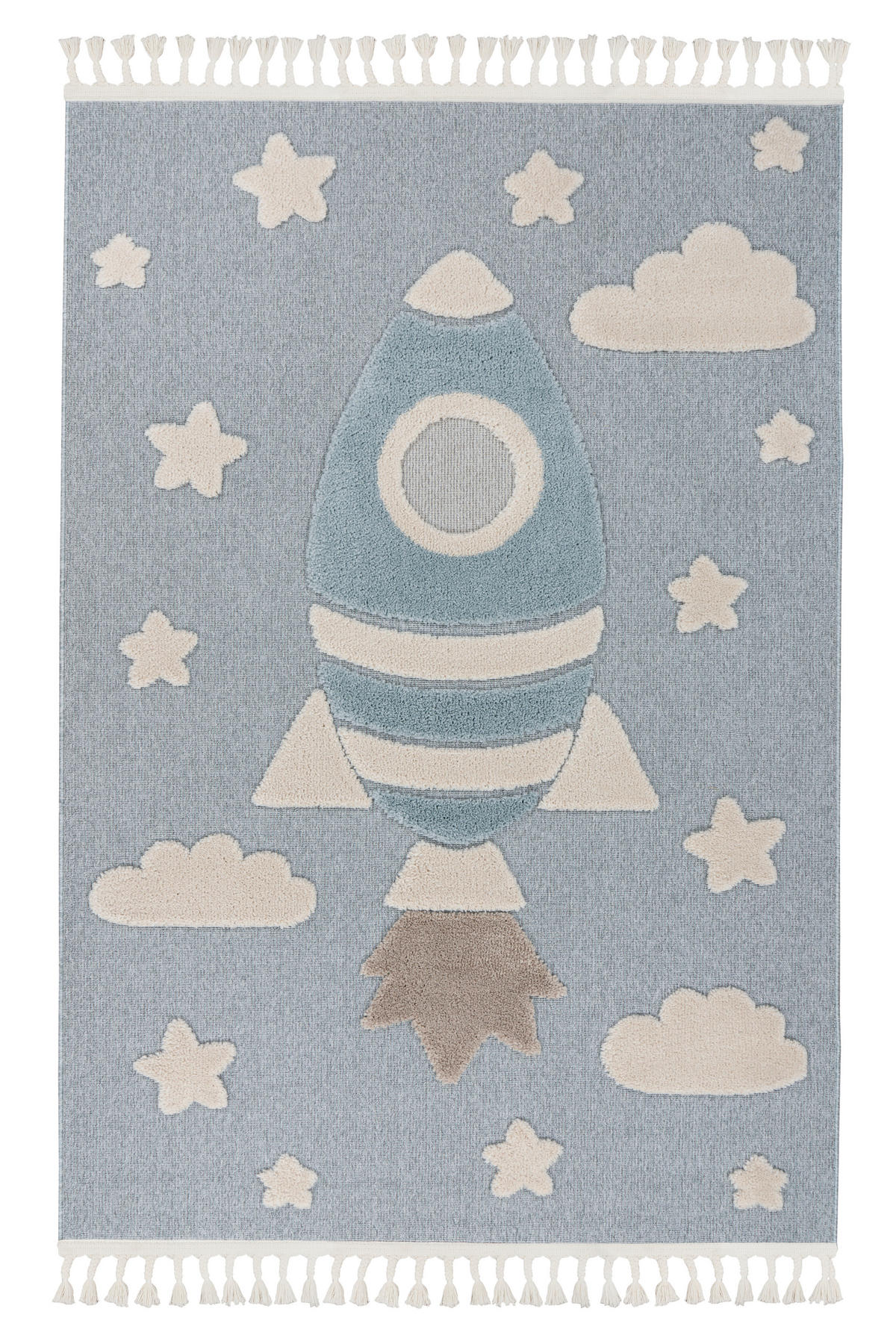 KINDERTEPPICH 160/230 cm My Fano  - Blau/Multicolor, Basics, Textil (160/230cm) - Obsession