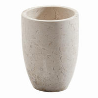 ZAHNPUTZBECHER Lux  - Creme, Basics, Stein (7.5/10cm) - Aquanova