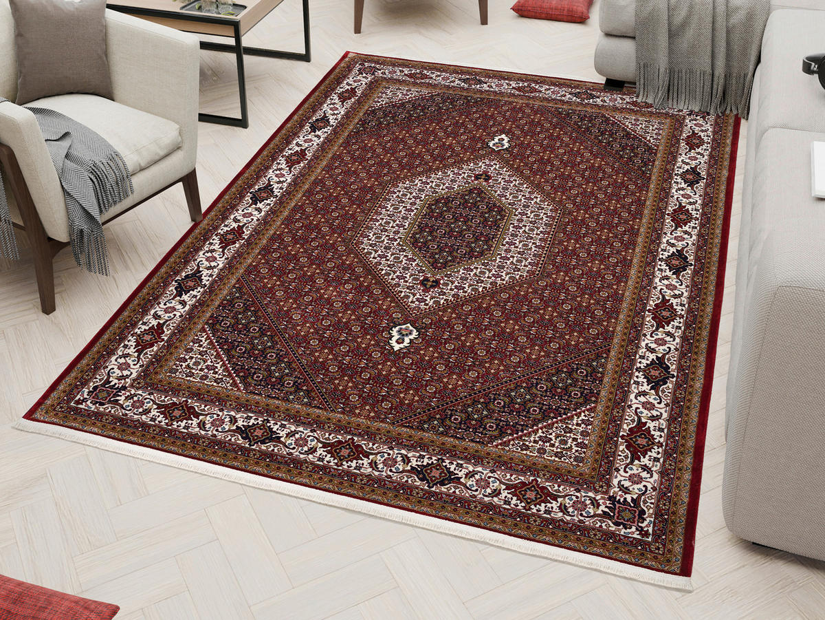 WEBTEPPICH 140/200 cm Mithras Bidjar Rot  - Rot, LIFESTYLE, Textil (140/200cm) - Novel