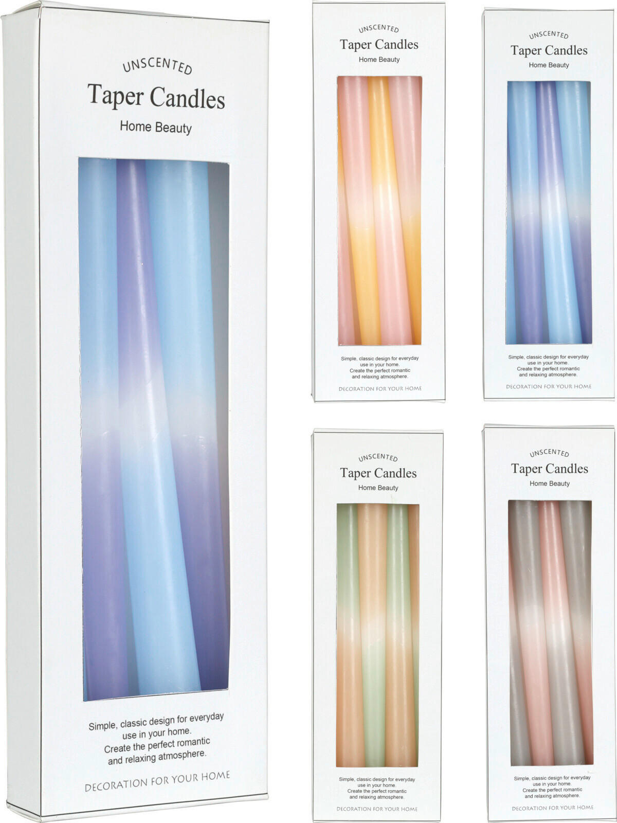 SZÁLAS GYERTYA - Basics, természetes anyagok (2/2/25cm)