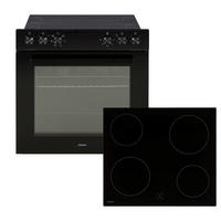 HERDSET HSU73S  - Schwarz, Basics, Glas/Metall (60/60,5/31,5cm) - Mican