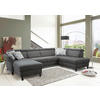 WOHNLANDSCHAFT in Mikrofaser Anthrazit  - Anthrazit/Schwarz, Konventionell, Textil/Metall (165/317/193cm) - Sit & More
