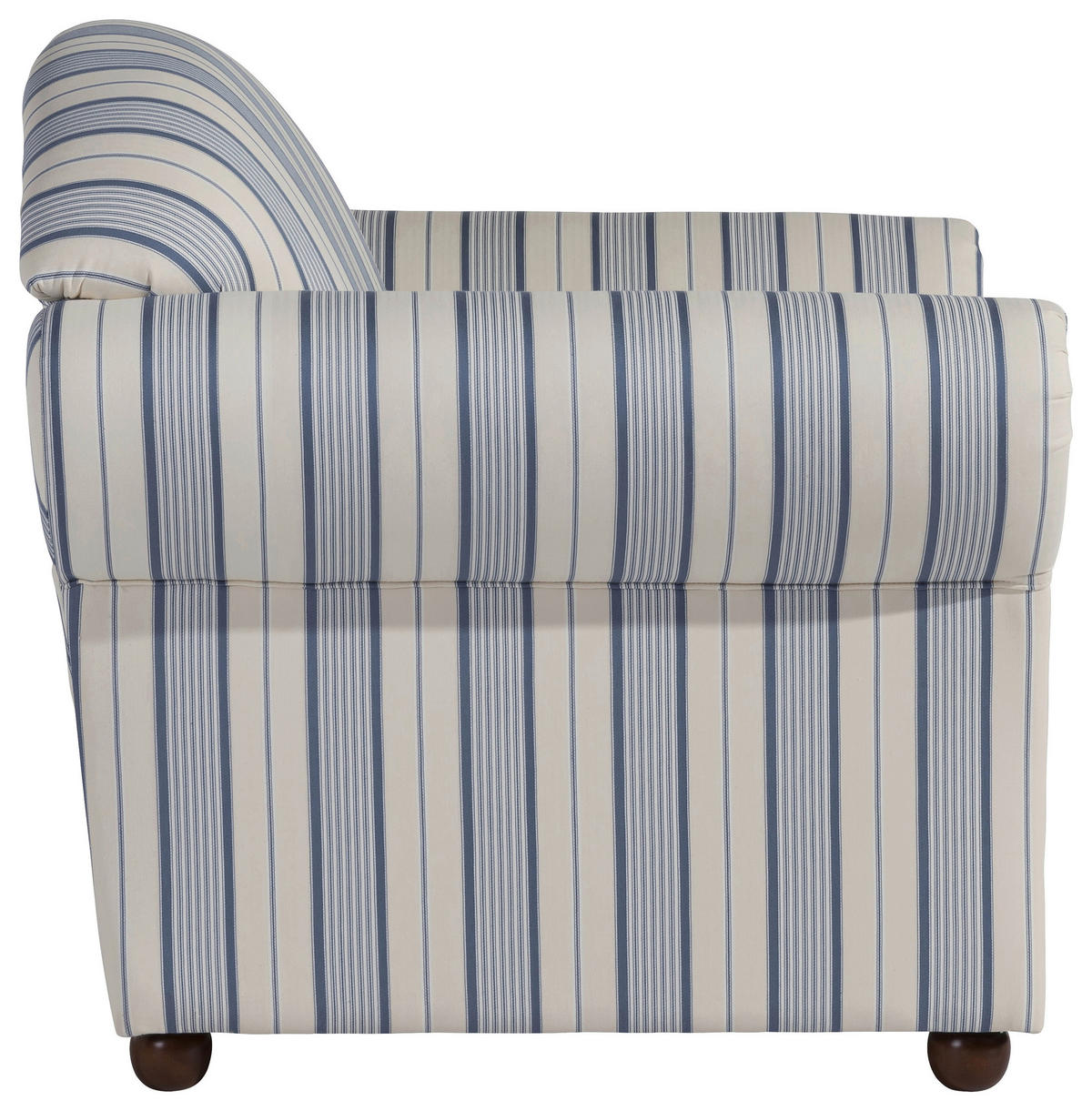 SESSEL in Flachgewebe Blau, Beige  - Blau/Beige, Design, Holz/Textil (96/85/81cm) - Max Winzer