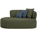 RÉCAMIERE  in Chenille Blau, Grün  - Blau/Schwarz, MODERN, Kunststoff/Textil (166/86/105cm) - Hom`in