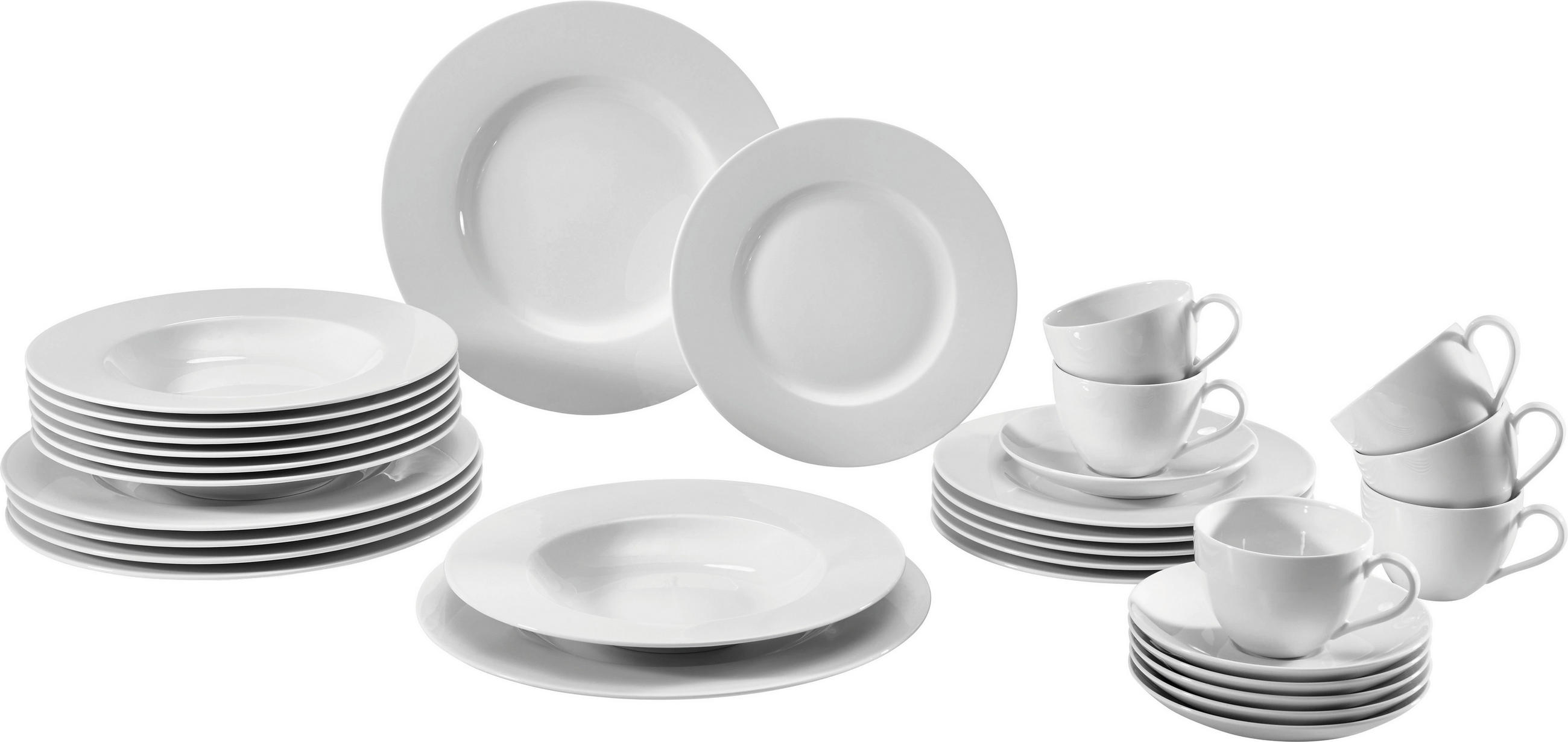 KOMBINOVANÝ SERVIS, 30-dielne, jemný porcelán (fine china) - Konventionell, keramika - Villeroy & Boch