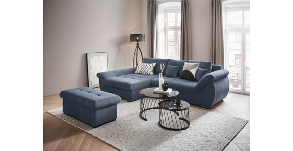 ECKSOFA Anthrazit Flachgewebe  - Anthrazit/Schwarz, Design, Kunststoff/Textil (175/278cm) - Xora