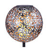 SOLARLEUCHTE - Silberfarben/Schwarz, Basics, Metall (18,5/54cm) - Globo
