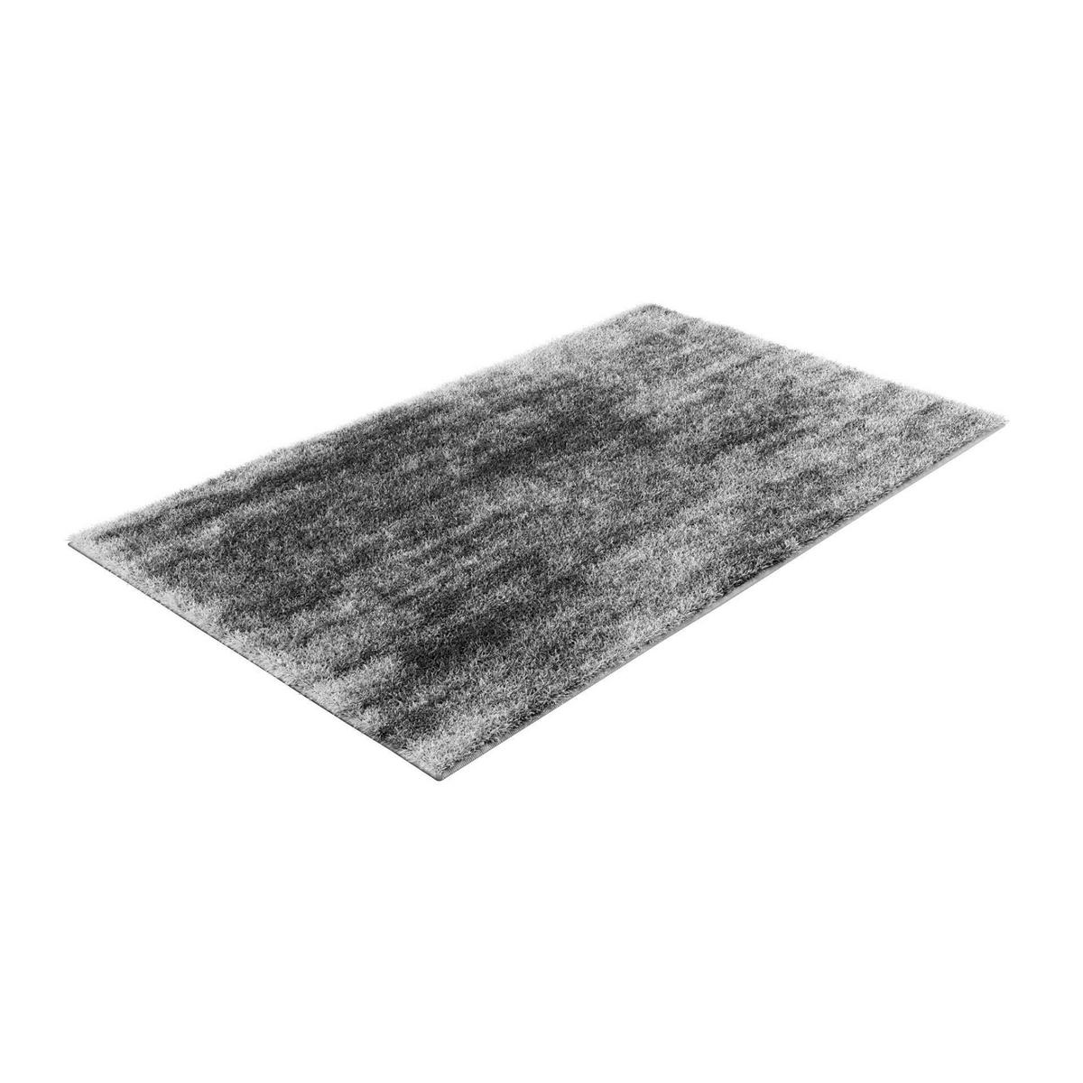 BADEMATTE Anthrazit 60/100 cm  - Anthrazit, Basics, Kunststoff/Textil (60/100cm) - Grund