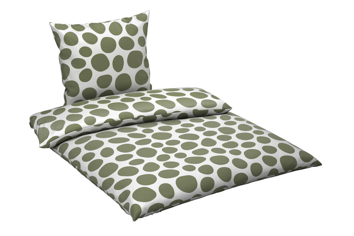 BETTWÄSCHE Satin 200/200 cm  - Grün, Textil (200/200cm) - Novel