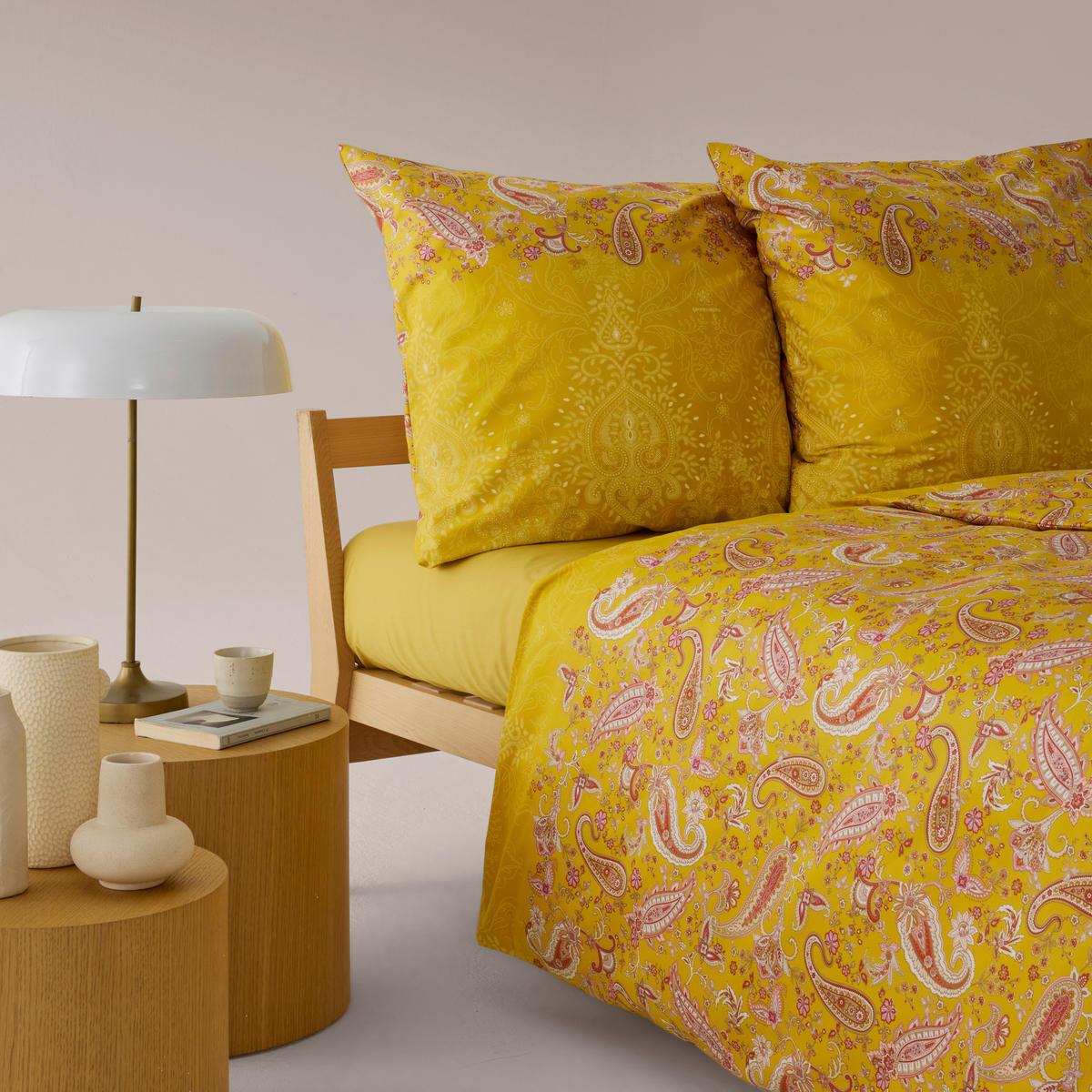 BETTWÄSCHE Monnalisa Satin 155/220 cm  - Bernsteinfarben, KONVENTIONELL, Textil (155/220cm) - Bassetti