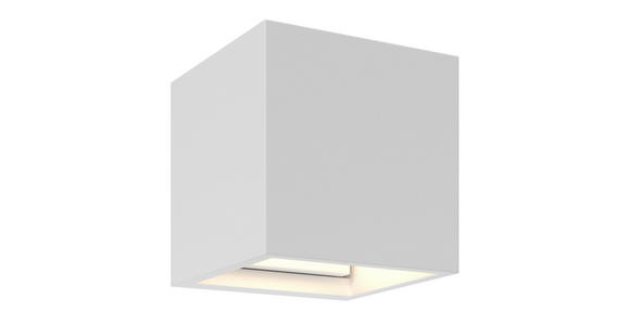WANDLEUCHTE Alessia 11,5/11,5/11,5 cm  - Weiß, Basics, Stein (11,5/11,5/11,5cm) - Novel