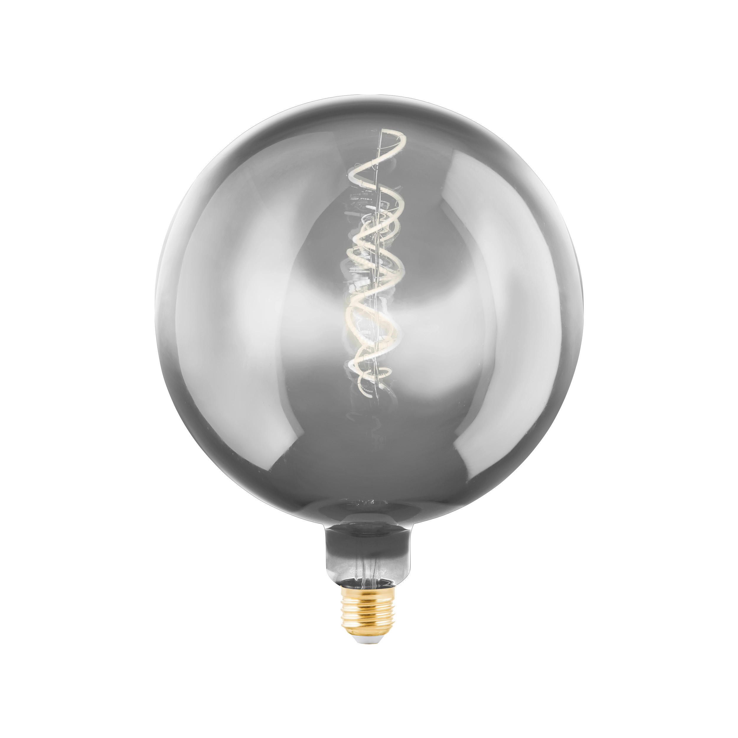 LED ŽIAROVKA E27 - čierna, Basics, sklo (20,0/25,5cm) - Eglo