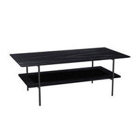 COUCHTISCH 110/55/40 cm Schwarz  - Schwarz, Basics, Holzwerkstoff/Metall (110/55/40cm) - Boxxx