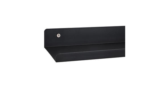 WANDREGAL 120/4/10 cm  - Schwarz, Basics, Metall (120/4/10cm) - Xora