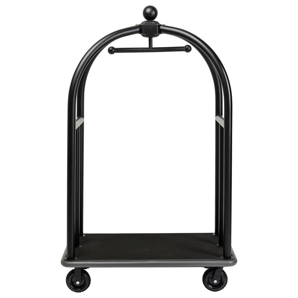 Thumbnail - Kare-Design Kleiderwagen, Schwarz, Metall, Holzwerkstoff, 105x186x62 cm, Garderobe, Garderobenständer