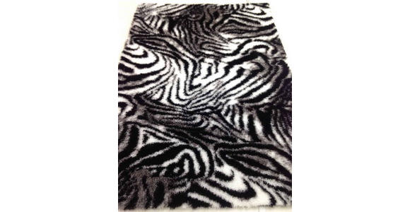 TEPPICH 80/150 cm Schwarz, Weiß - Schwarz/Weiß, Basics, Textil (80/150cm) - Novel