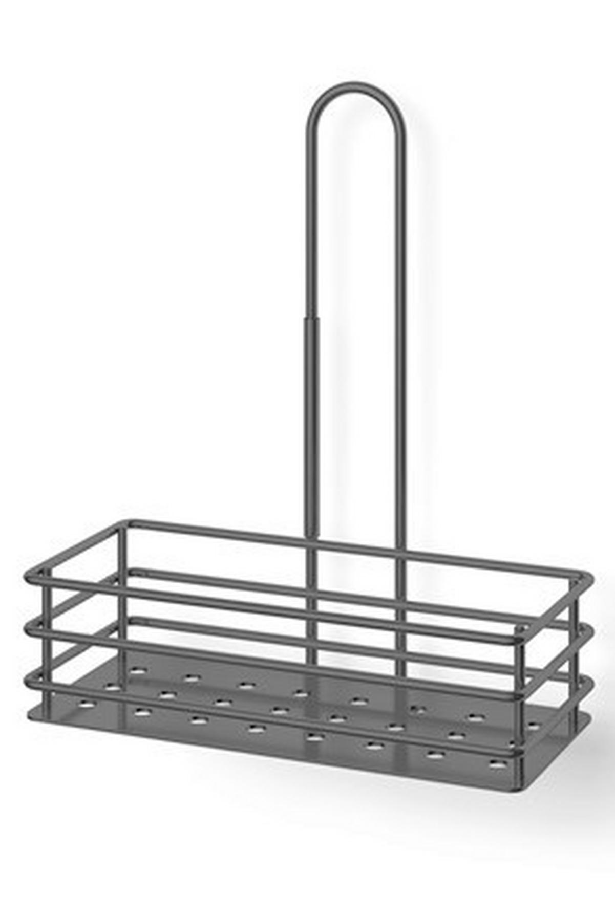 KOŠARICA ZA TUŠ - črna, Basics, kovina (25,5/31,8/14cm) - Zack