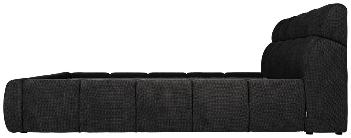 POLSTERBETT 160/200 cm  in Schwarz  - Schwarz, Design, Kunststoff/Textil (160/200cm) - Esposa