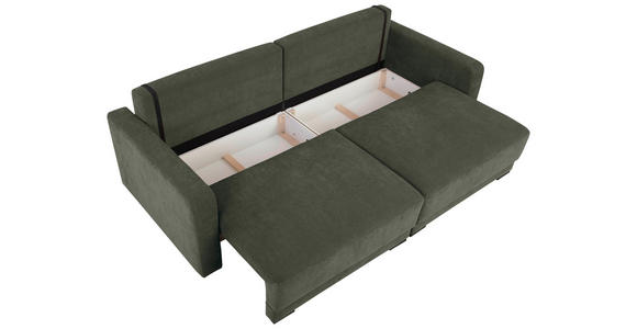 2-SITZER-SOFA in Chenille Dunkelgrau  - Dunkelgrau/Schwarz, KONVENTIONELL, Kunststoff/Textil (233/90/110cm) - Carryhome