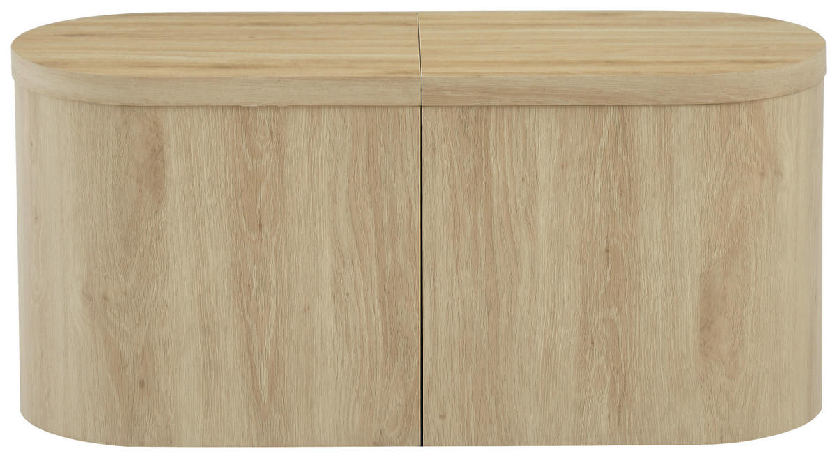 SITZBANK in Holzwerkstoff Eichefarben  - Eichefarben, MODERN, Holzwerkstoff (100/262/36/46cm) - P & B
