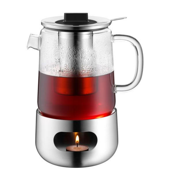 VRČ ZA ČAJ  SensiTea   - barve nerjavečega jekla, Basics, kovina/umetna masa (24cm) - WMF
