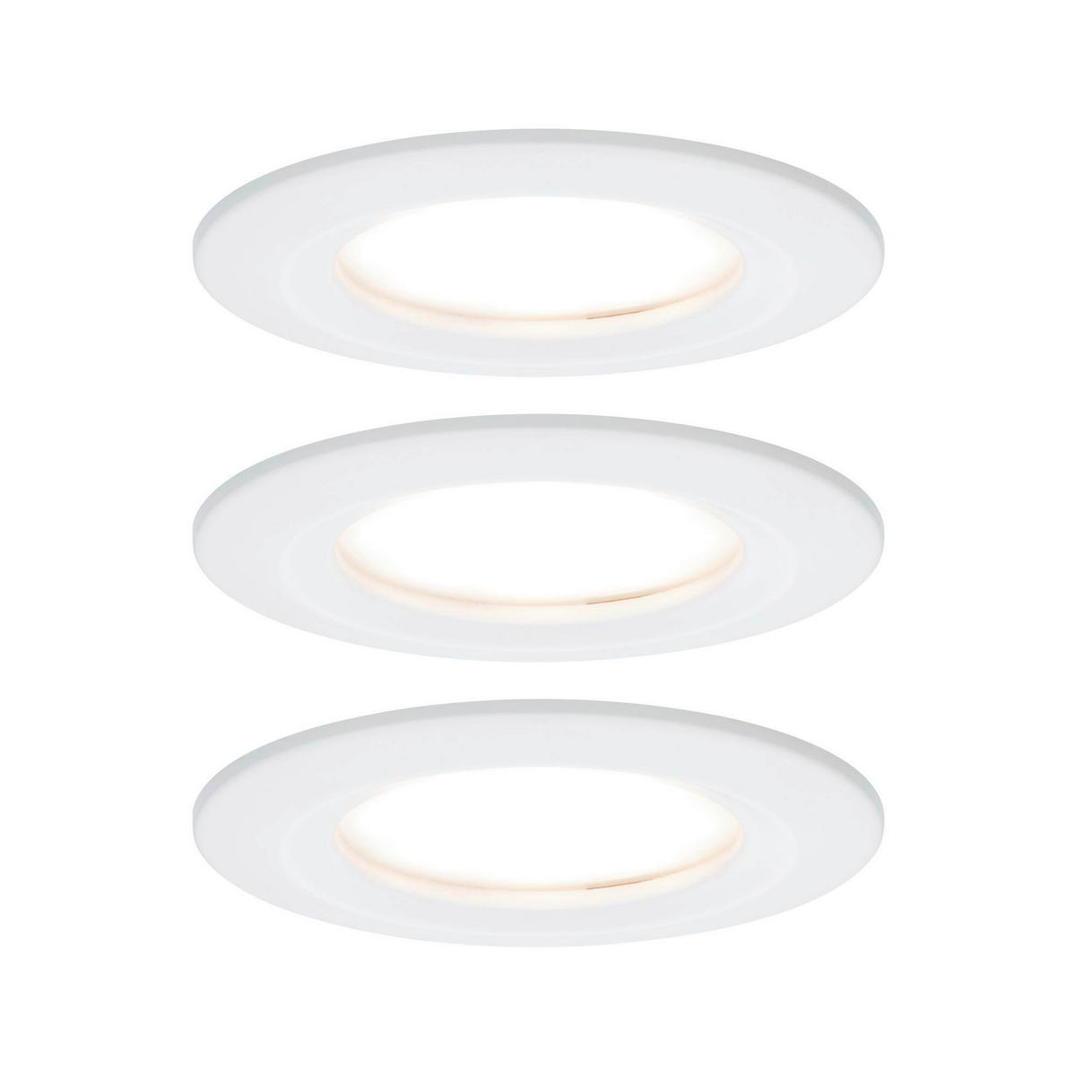 EINBAUSPOT-SET 8,4/8,4/3,0 cm  - Basics (8,4/8,4/3,0cm) - Paulmann