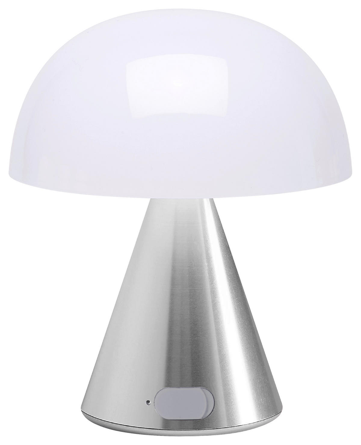 AKKU-TISCHLEUCHTE 9.2/11/9.2 cm   - Alufarben, Design, Kunststoff/Metall (9.2/11/9.2cm)