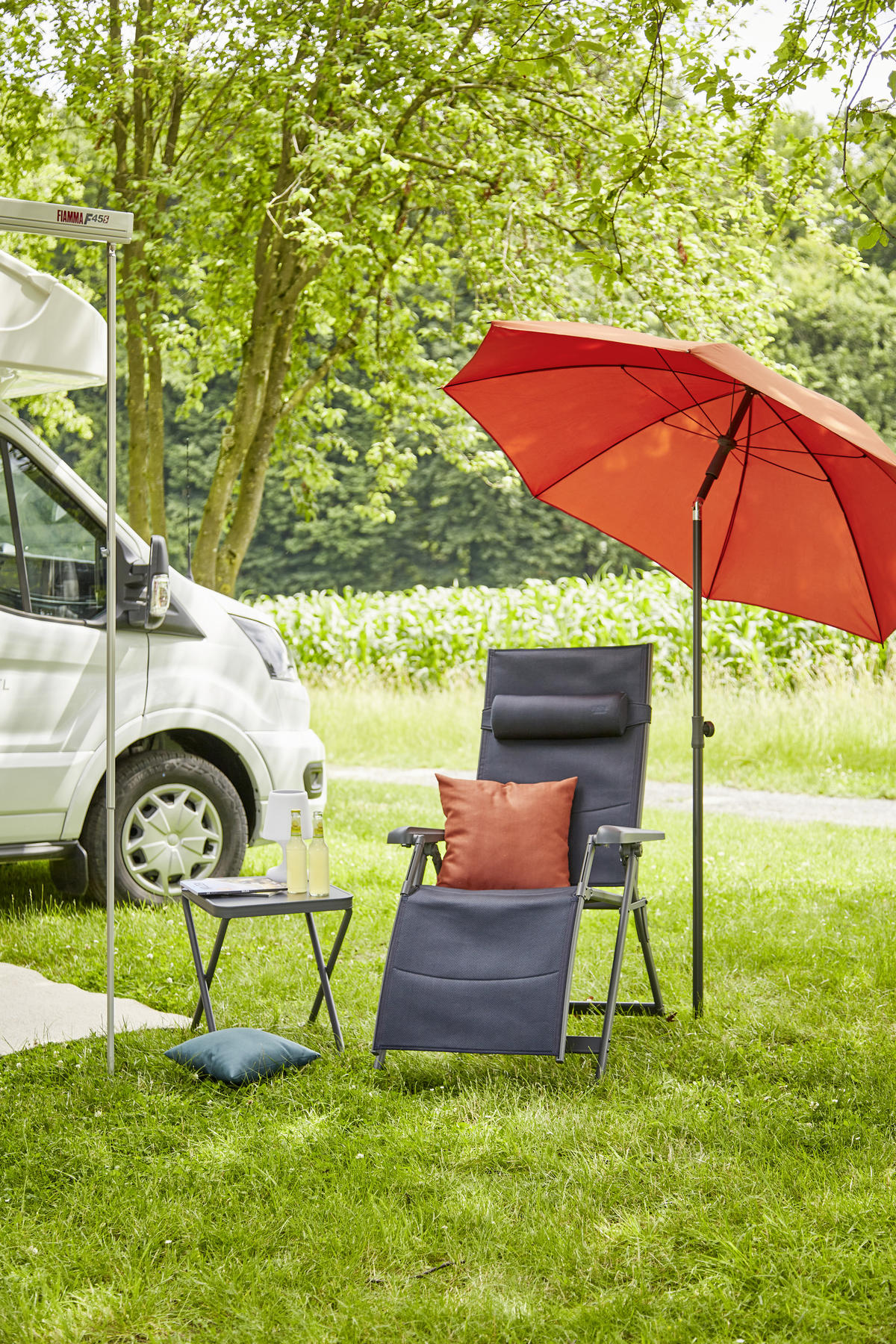 CAMPINGTISCH - Grau, KONVENTIONELL, Holzwerkstoff (49/4/41cm) - Siena Garden