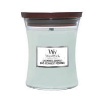 SVIJEĆA MIRISNA   - Basics, staklo/drvo (10/11/10cm) - WoodWick