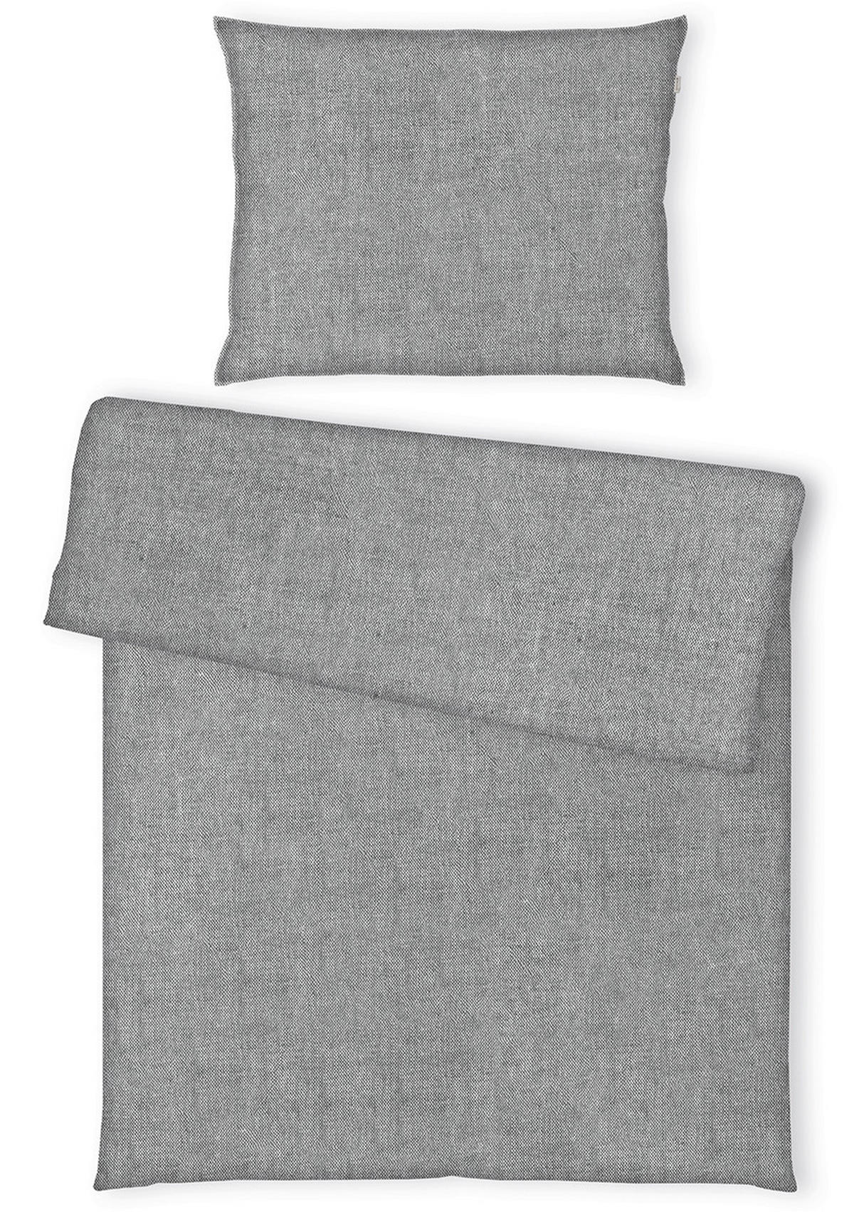 BETTWÄSCHE Renforcé 140/200 cm  - Grau, Basics, Textil (140/200cm) - Herding