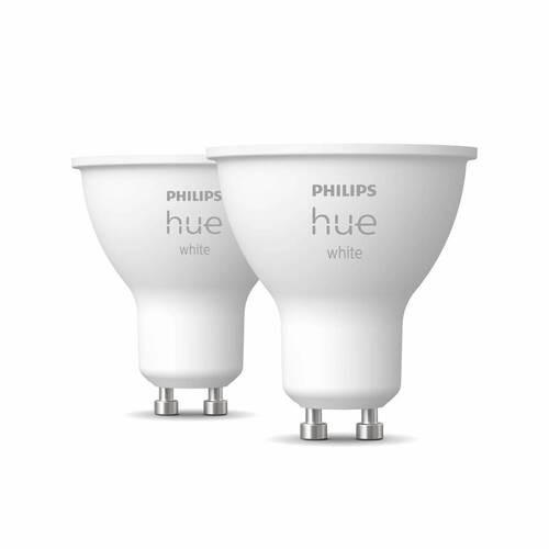 LED-LEUCHTMITTEL GU10 4.2 W 400 lm 2 Stück  - Weiß, Basics, Kunststoff (5,7/5/5cm) - Philips HUE