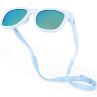 BABY-SONNENBRILLE MIT BAND  - Hellblau, Basics, Kunststoff