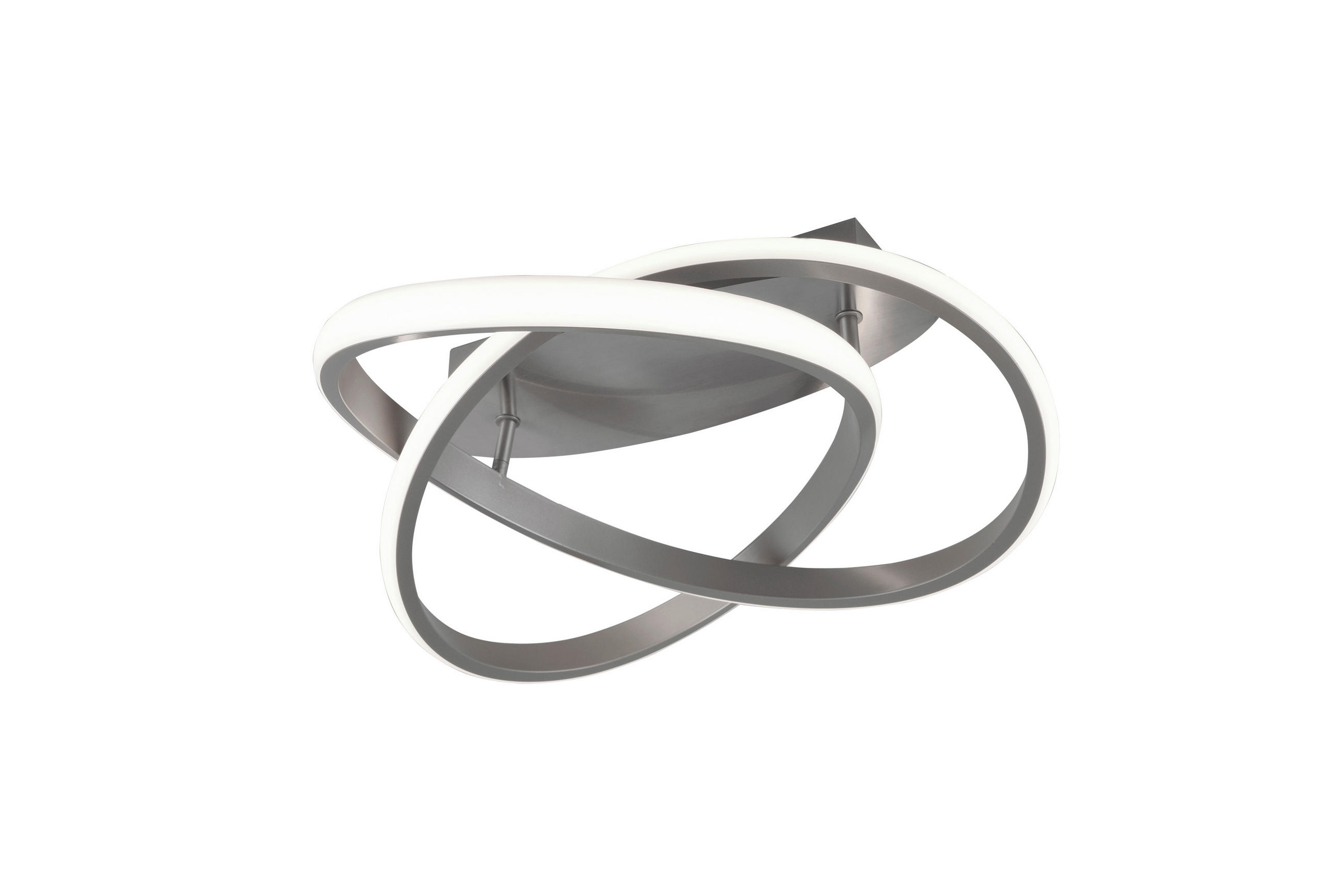 PLAFONIERĂ CU LED - culoare nichel, Basics, metal (45/18,8cm)