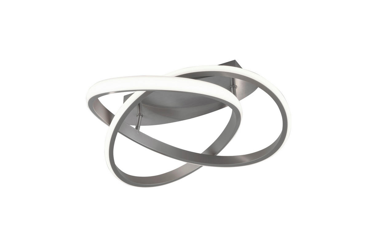 PLAFONIERĂ CU LED - culoare nichel, Basics, metal (45/18,8cm)
