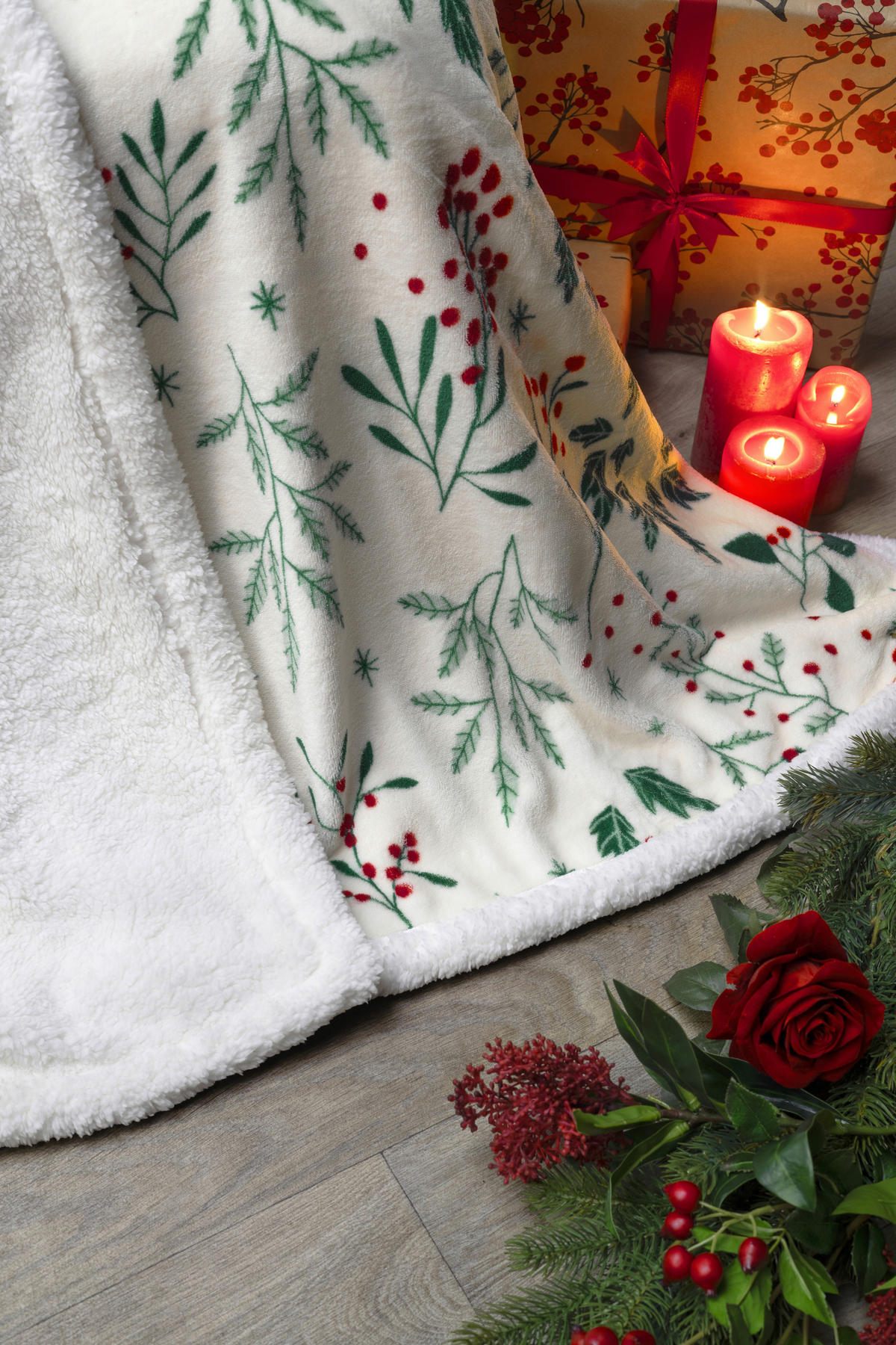 DECKE 130/170 cm  - Multicolor, Basics, Textil (130/170cm) - X-Mas