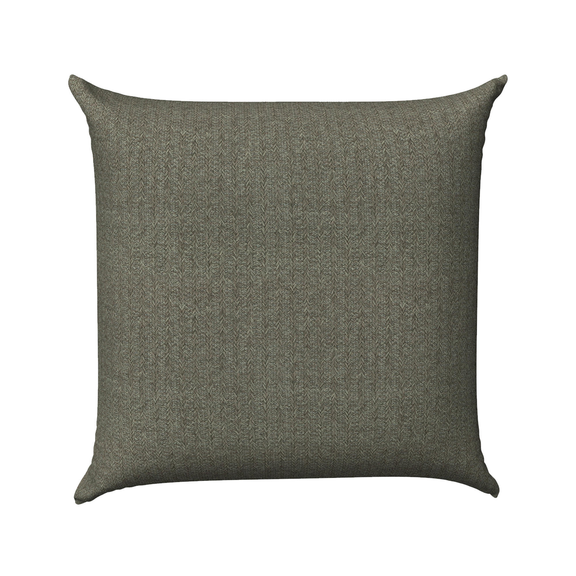 ZIERKISSEN in Taupe Uni 48/48 cm  - Taupe, Basics, Textil (48/48cm)