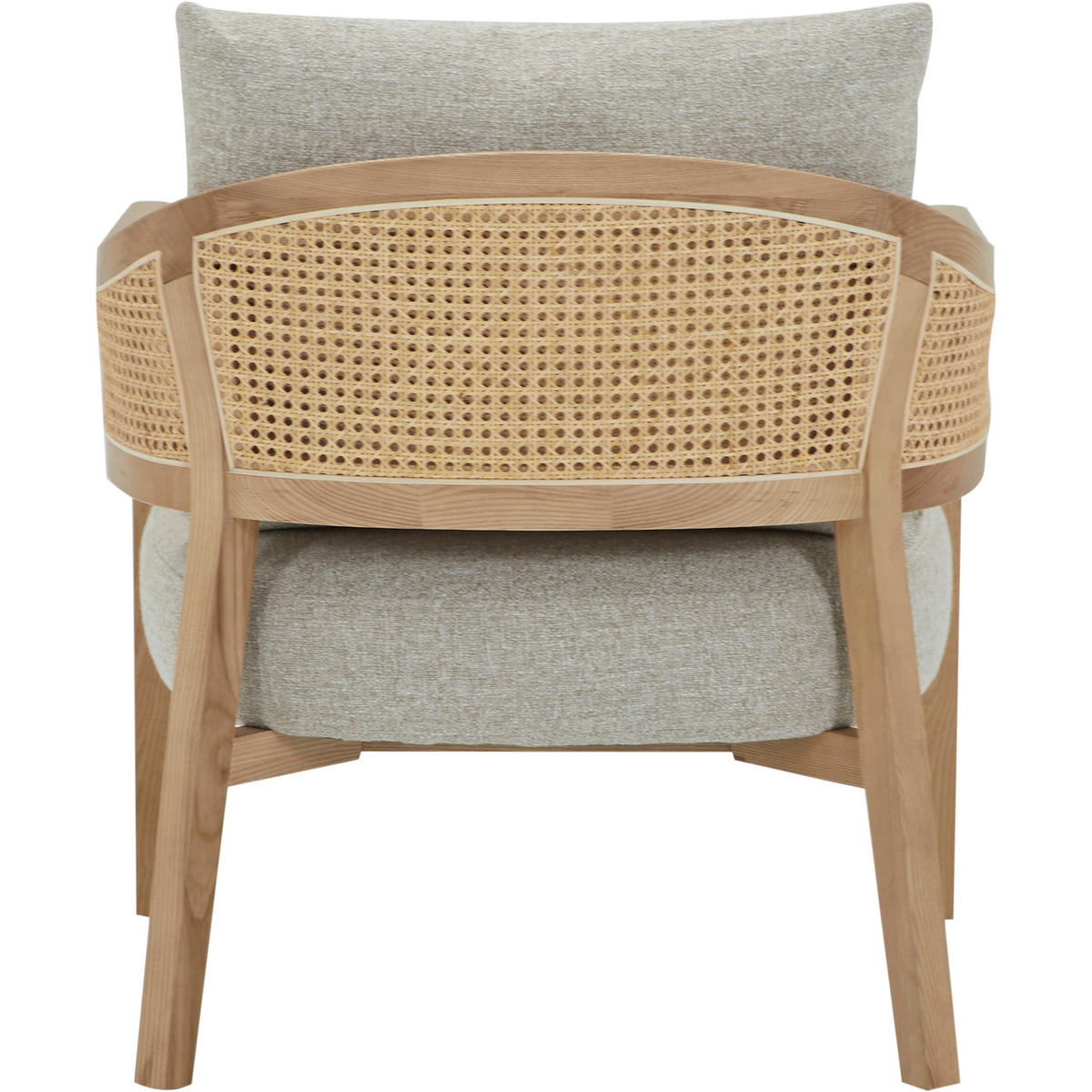FOTEL - bézs/krémszínű, Lifestyle, textil/fa (71/73/80cm) - Livetastic