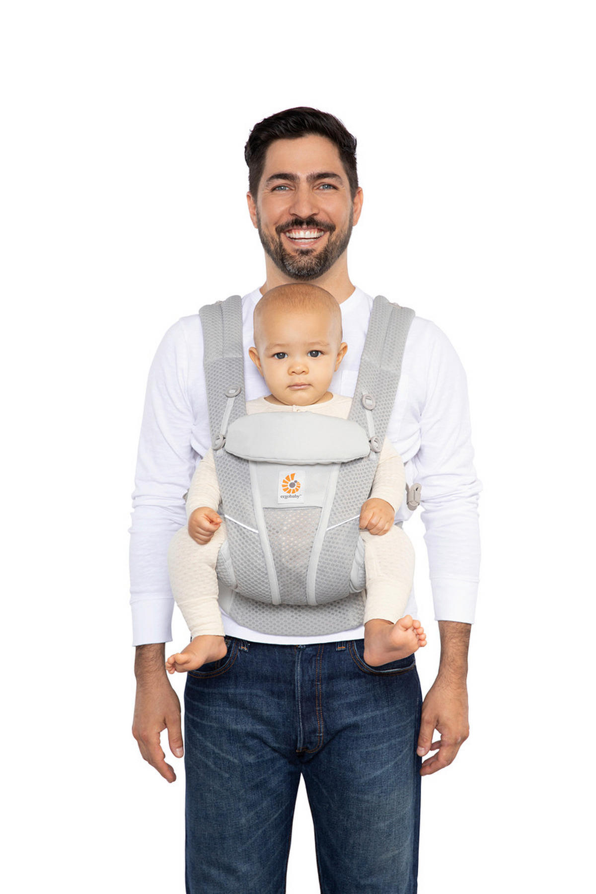 KENGUR NOSILJKA  Omni Breeze  - svetlosiva, Osnovno, tekstil (0,7kg) - Ergo Baby