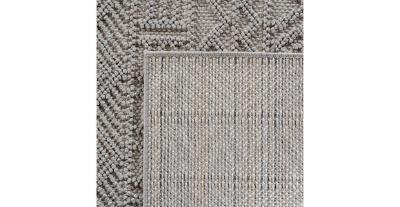 FLACHWEBETEPPICH 80/150 cm HELIX Silberfarben  - Silberfarben, Basics, Kunststoff/Textil (80/150cm) - Novel