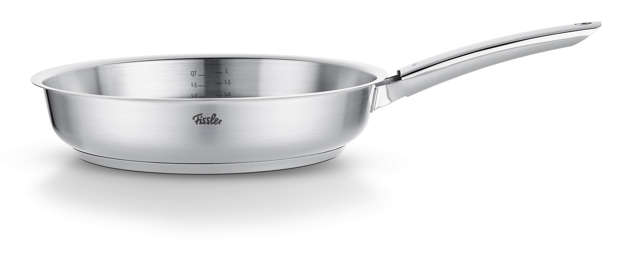 BRATPFANNE Pure 28 cm  - Silberfarben, Basics, Metall (28cm) - Fissler