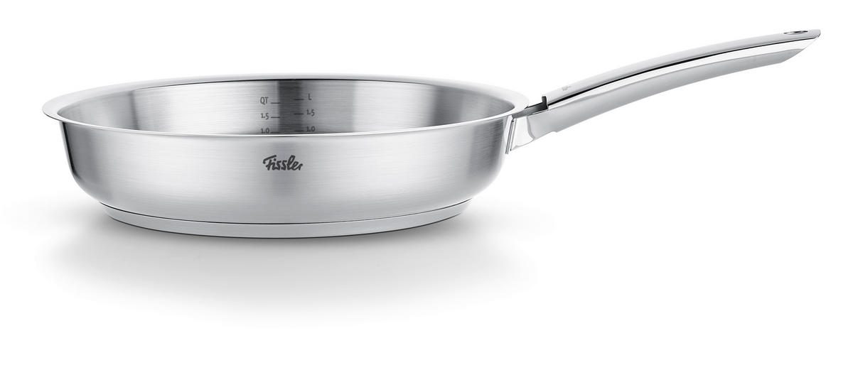 TAVA ZA PEČENJE  28 cm        Pure  - srebrne boje, Basics, metal (28cm) - Fissler