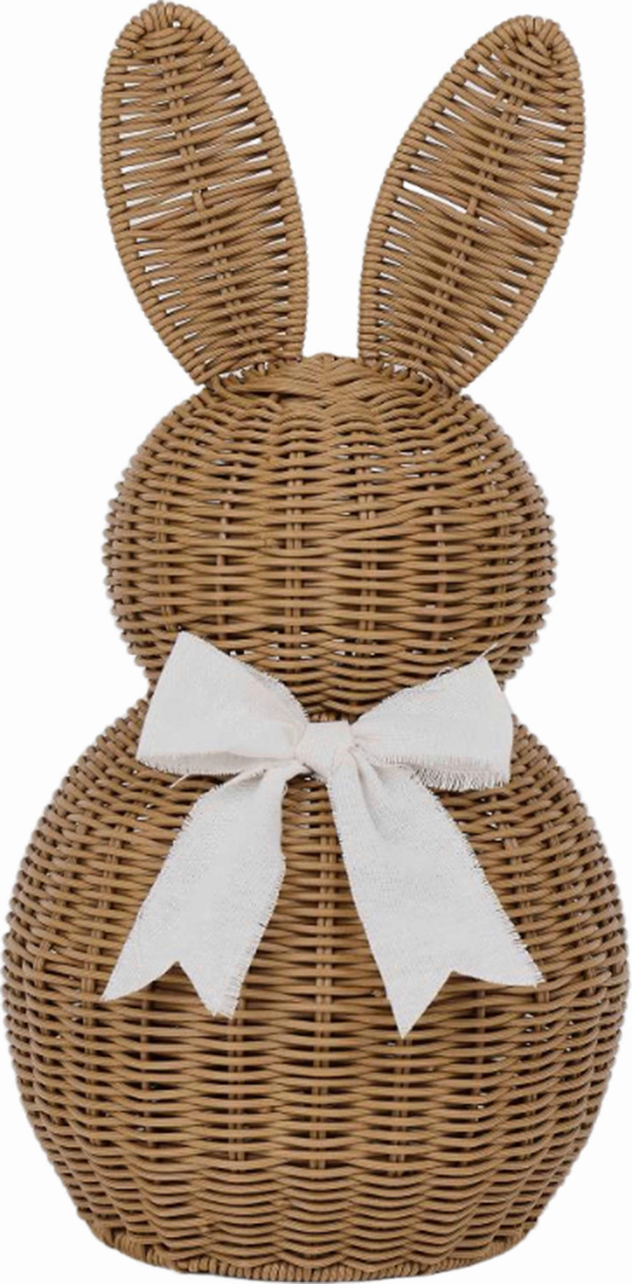 DEKOHASE   - Braun/Weiß, LIFESTYLE, Kunststoff/Textil (24/46/24cm)