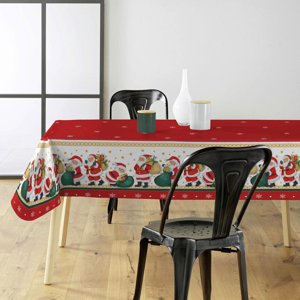 METRAŽNI PRT rdeča, bela  - rdeča/bela, Konvencionalno, umetna masa (140cm) - X-Mas