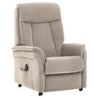 FERNSEHSESSEL in Mikrofaser Beige  - Beige, Konventionell, Kunststoff/Textil (74/107/84cm) - Valdera