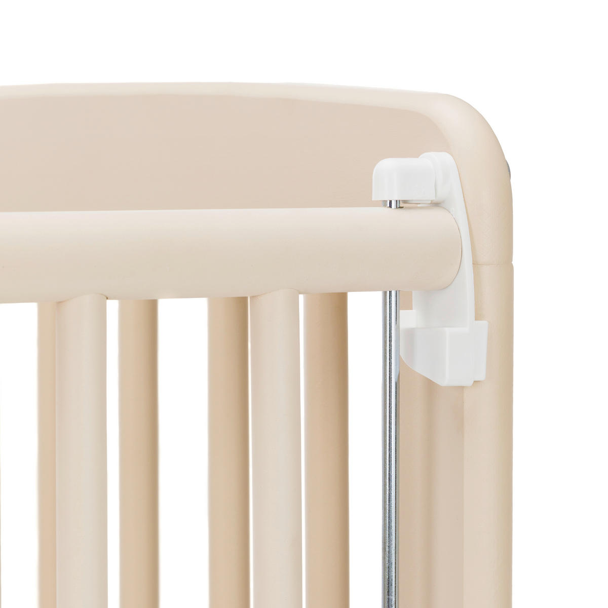 BEISTELLBETT  124/63/91 cm  - Champagner, Basics, Holz (124/63/91cm) - Jimmylee