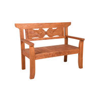GARTENBANK 135/96,5/64 cm Teakholz   - Braun, Basics, Holz (135/96,5/64cm) - Gardenson