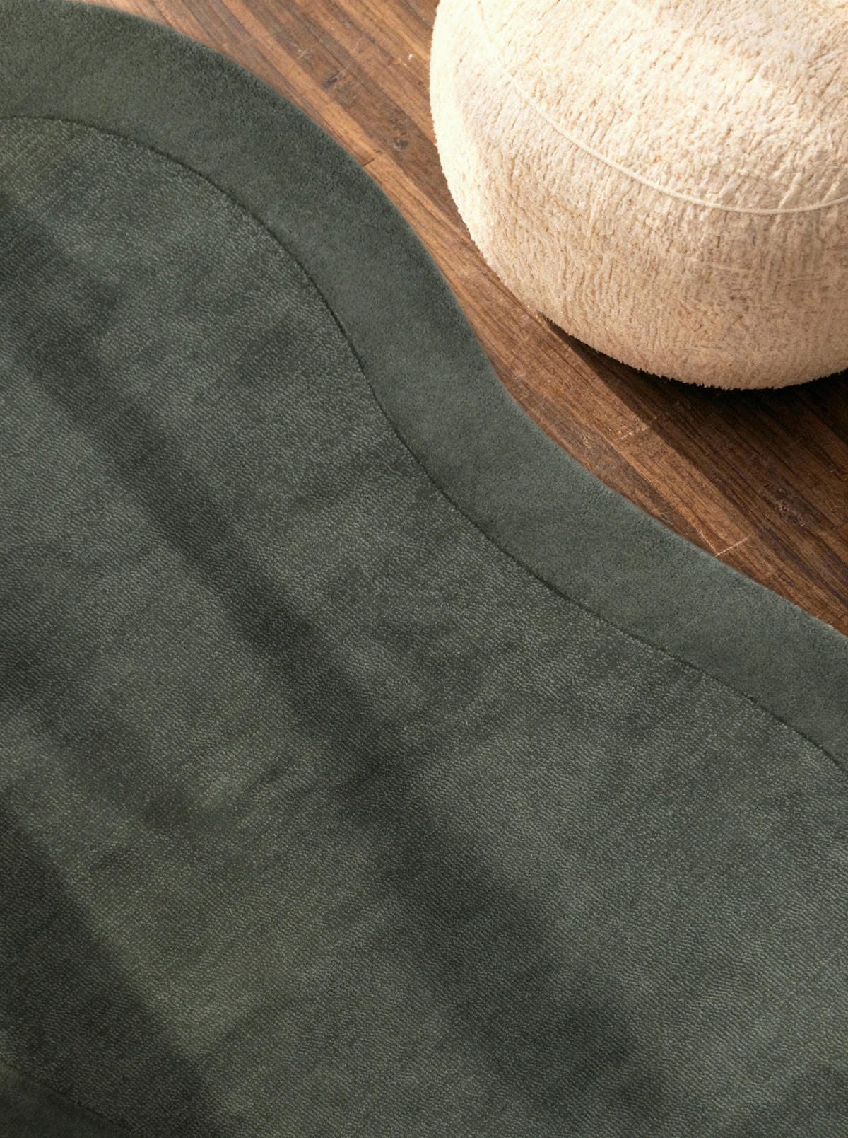 WOLLTEPPICH 125/200 cm 1812 Dunkelgrün organisch  - Dunkelgrün, Basics, Textil (125/200cm) - Villeroy & Boch